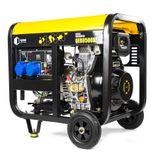 Генератор дизельный Qube QFED8500XE 1-phase, 6.0 kW  6.5kW, 230V,12.5L, Эл. Cтарт Купить - фото 1
