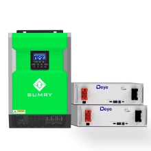 Система хранения энергии SUMRY HGP-5500W-2DE10.24K-LFP-W 5500W 10.24kWh 2BAT LiFePO4 6000 циклов Купить - фото 1