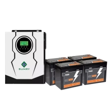 Система хранения энергии SUMRY SM-2200H-12-4PW2.56K-LFP 1.8kW 2.56kWh 4BAT LiFePO4 4000 циклов Купить - фото 1
