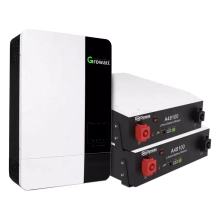 Система хранения энергии GROWATT SPF5000ES-2DY9.6K-LFP-W 5kW 9.6kWh 2BAT LiFePO4 6000 циклов Купить - фото 1