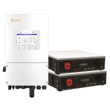 Система хранения энергии Solis S6-EH1P6K-L-PLUS-LDY10.24K1-LFP 6kW 10.24kWh 2BAT LiFePO4 6000 циклов Купить - фото 1