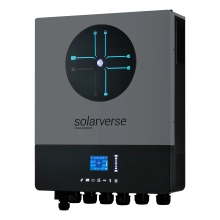 Автономний інвертор Solarverse Ampere Double 8kW 48V 1 MPPT Wi-Fi 220V Однофазний (SV8048AD) Купити - фото 1