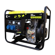 Генератор дизельный Qube QED4000XE 1-phase, 2.6/kW 3.0kW, 230V,12L, Ел. Cтарт Купить - фото 1